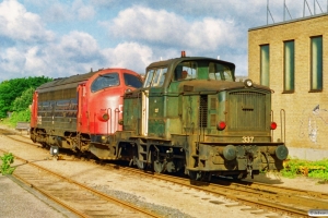 DSB MY 1118+MH 337 som M 7139 Od-Fa. Odense 20.08.1994.