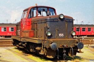 DSB MT 155. Nyborg Færge 23.05.1995.