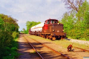 DSB MT 167 med Rangertræk Vg-Ør. Møldrup 26.05.1995