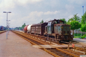 DSB MH 340 med G 7654 Vn-Kd. Vejen 07.07.1995.