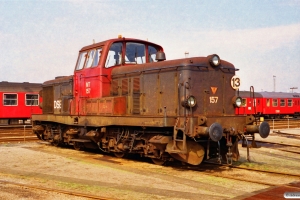 DSB MT 157. Nyborg Færge 10.09.1995.