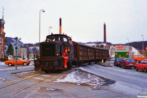 DSB MH 341. Vejle 05.02.1996.