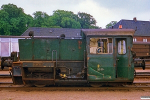 DSB Køf 275 - Skadet efter kollision med MH 301 den 1/7-1988. Odense 08.07.1988.