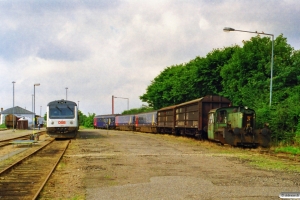 DSB Køf 257 og MR/D 73. Struer 31.08.1997.