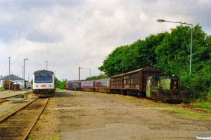 DSB Køf 257 og MR/D 73. Struer 31.08.1997.