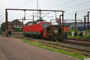 DSB Køf 285+DB 120 141-7. Padborg 29.07.2012.