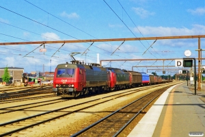 DSB EA 3001+ME 1516 med G 9140 Od-Gb. Odense 10.06.1997.