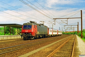 DSB EA 3004+MR/D 38 som M 6349 Gb-Fa. Sjælør 29.06.1997.