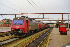 DSB EA 3020+MZ 1437+MY 1127+MY 1125+MY 1153+MY 1126 som M 6221 Gb-Fa. Fredericia 09.10.1997.