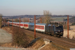 DSB EA 3022 med CN 472 Pa-Kh. Km 12,2 Fa (Taulov-Kolding) 15.03.2013.