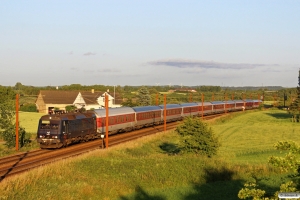 DSB EA 3004 med CN 19573 Kh-Pa. Km 196,8 Kh (Ejby-Nørre Åby) 05.07.2013.