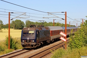 DSB EA 3010 med CN 19575 Kh-Pa. Km 154,6 Kh (Marslev-Odense) 20.07.2013.