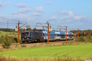 DSB ABs 7922+B 7754+B 7745+EA 3007 som M 306928 Te-Oj. Km 73,6 Fa (Vojens-Rødekro) 27.09.2014.