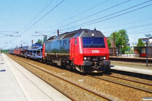 DSB ME 1516 med IP 13282 Rf-Kk. Hedehusene 03.07.1994.