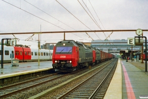 DSB ME 1509+ME 1515 med GK 8762 Gb-Pa. Odense 21.06.1997.