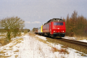 DSB ME 1511+BV QIH 807498502382+ADns-e 542+ME 1503 som M 8230 Od-Svg. Højby 24.03.2001.