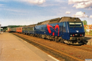 DSB ME 1511 med RØ 4455 Kh-Nf. Nykøbing F. 26.05.2006.