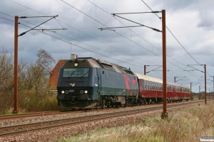 DSB ME 1523+B 2000+S 001+WRm 603 som EP 8333 Kh-Ar. Marslev 31.03.2012.