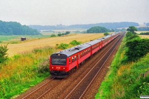 DSB MR/D 05+MR/D 91+MR/D 83+MR/D 40+MR/D 26 som M 8363 Od-Te. Km 25,7 Fa (Kolding-Lunderskov) 28.07.1994.