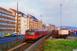 DSB MR/D 71 som RV 3525 Gr-Ar. Km 1,4 Ar (Skolebakken-Østbanetorvet) 01.12.1995.