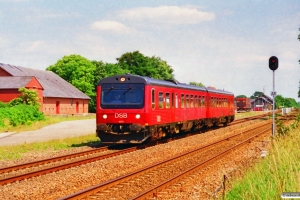 DSB MR/D 72 som RV 3640 Fa-Es. Brørup 21.07.1996.