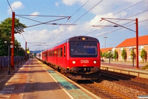 DSB MR/D 87+MR/D 65+MR/D 18 som RV 3136 Ar-Ngf. Middelfart 23.09.1996.