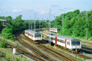 DSB MR/D 85 som RV 5659 Es-Tdr, MR/D 62 - Materiel fra RV 5660 Tdr-Es og MR/D 29. Esbjerg 14.06.2002.