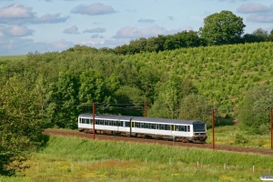 DSB MR/D 11 som RV 3362 Es-Fa. Km 15,8 Fa (Taulov-Kolding) 22.06.2010.