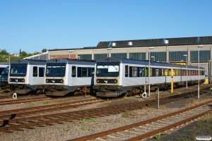 DSB MR/D 07, MR/D 04 og MR/D 76. Fredericia 27.06.2010.