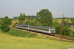 DSB MR/D 28+MR/D 07 som RV 2714 Fa-Od. Km 166,2 Kh (Odense-Holmstrup) 03.07.2010.