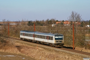 DSB MR/D 14 som M 7038 Fa-Rq. Km 54,4 Fa (Sommersted-Vojens) 15.03.2013.