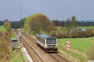 DSB MR/D 58 som RR 3337 Es-Ar. Km 74,4 Fa (Hovedgård-Skanderborg) 09.05.2013.