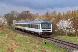 DSB MR/D 23 som RØ 2459 Ro-Næ. Km 48,8 Kh (Lille Skendsved-Ølby) 16.04.2016.