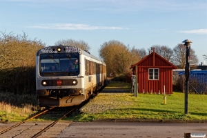 DSB MR/D 48 som Rangertræk 7803 Hab-Oj. Hammelev 30.12.2018.