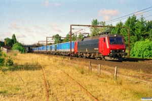 RDK EA 3017+Siemens Exider tog som G 8720 Pa-Gb. Km 162,0 Kh (Odense-Holmstrup) 16.08.2003.