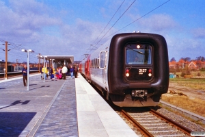 DSB ER 27 som RØ 8136 Ng-Spr. Nyborg 30.03.1997.