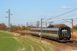 DSB ER 24 som RV 2763 Od-Fa. Km 170,0 Kh (Holmstrup-Tommerup) 28.04.2013.