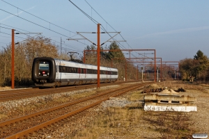 DSB ER 31 som IC 853 Kk-Es. Årup 26.02.2019.