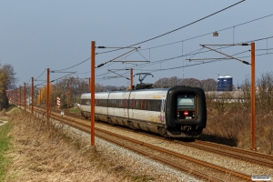 DSB ER 36 som RV 3841 Od-Fa. Km 193,0 Kh (Gelsted-Ejby) 30.03.2019.