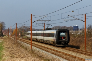 DSB ER 36 som RV 3841 Od-Fa. Km 193,0 Kh (Gelsted-Ejby) 30.03.2019.