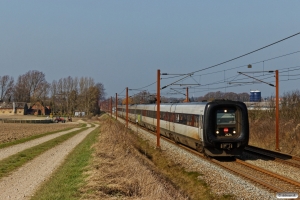 DSB ER 24+MF 67+MF 60 som L 44 Ar-Od. Km 193,0 Kh (Gelsted-Ejby) 30.03.2019.