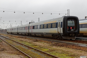 DSB ER 06 efter havari i sydrøret på Storebælt den 27/2. Odense 29.02.2020.