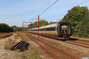 DSB ER 11+ER 02 som IC 822 Es-Hgl. Årup 19.09.2020.