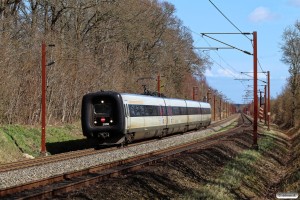 DSB ER 06 som RV 73841 Kø-Md. Km 165,6 Kh (Odense-Holmstrup) 10.04.2022.