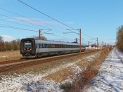 DSB ER 21 som L 927 Fa-Sdb. Km 50,2 Fa (Farris-Sommersted) 11.03.2023.