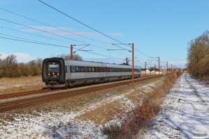 DSB ER 21 som L 927 Fa-Sdb. Km 50,2 Fa (Farris-Sommersted) 11.03.2023.