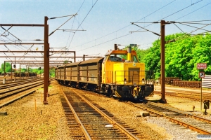 DSB MK 611+15 Hbis som G 87257 Frs-Od. Odense 10.07.1997.