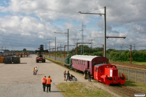 RSC Køf 282+CLE 1672+DSB MT 152. Taulov 08.09.2012.