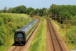 DSB MF 10+MF 13 som IC 149 Cph-Lih. Km 166,0 Kh (Odense-Holmstrup) 18.06.2014.