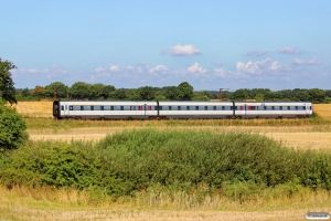 DSB MF 83 som IC 5720 Pa-Fa. Km 45,0 Fa (Farris-Sommersted) 06.08.2014.